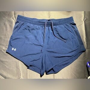 Under Armour Women's Dark Blue Athletic Shorts